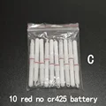 red C no battery