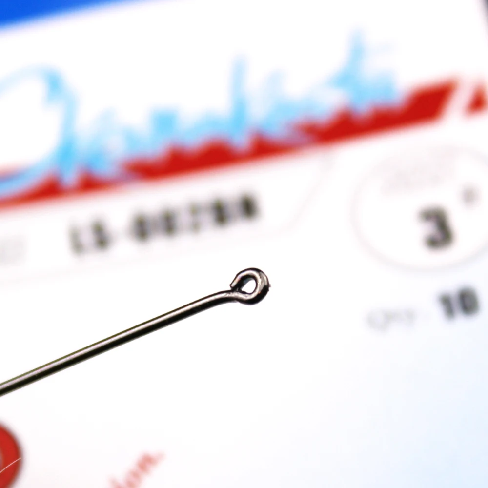 10 Uds./30 Uds. Anzuelos de pesca de pescado largo, anzuelo de articulación doblada redonda gamakatsu - imagen 2