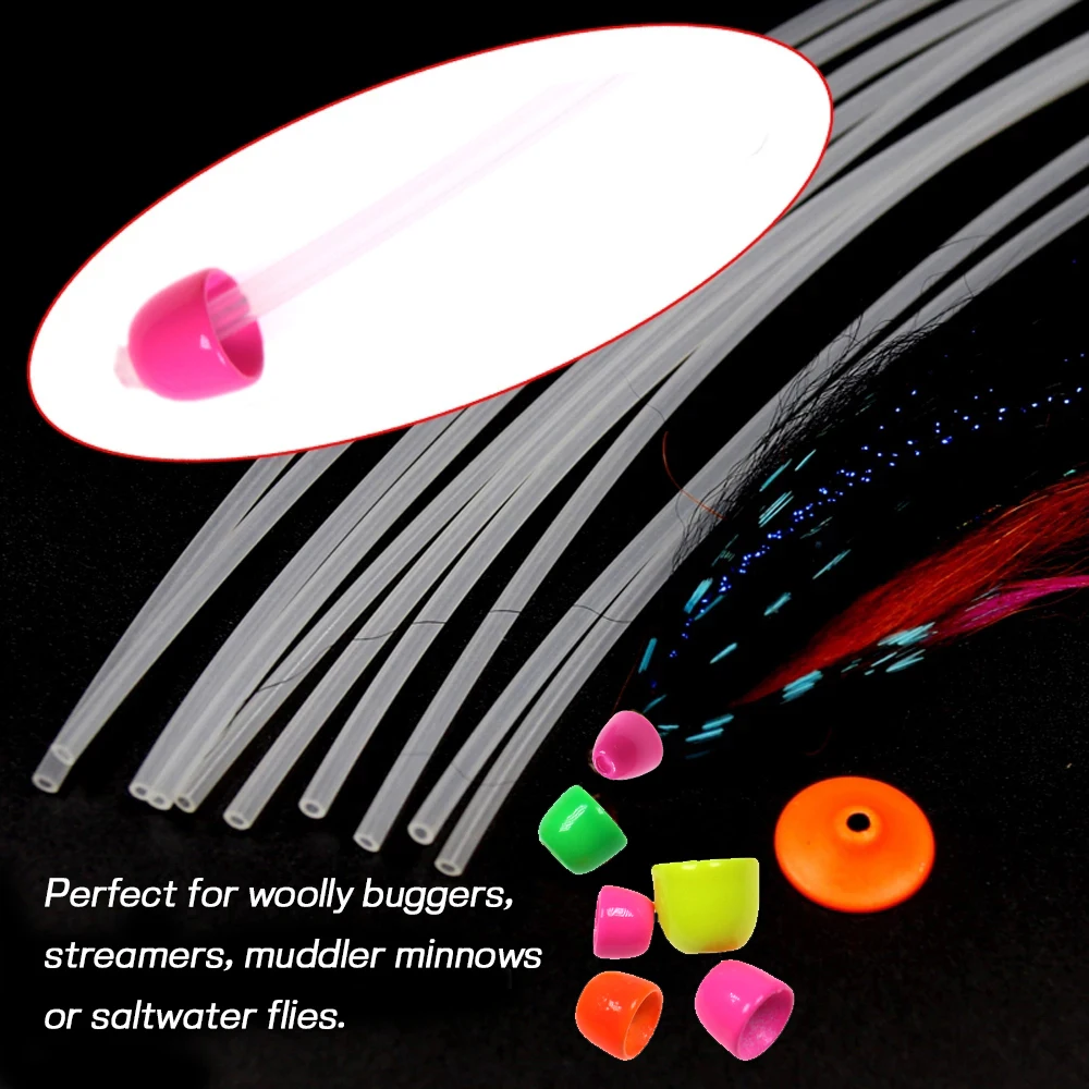 WIFREO-cuentas de cabeza de cono de latón, cabezales de atado de moscas, plantilla de cabeza de ninfa, Material de atado de moscas, Color UV, 20 piezas - imagen 5