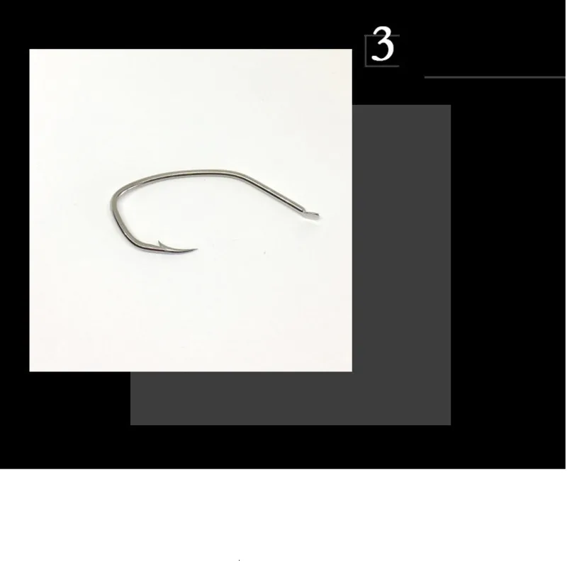 Anzuelos 1000 unids/lote, venta al por mayor, anzuelo de pescado con púas doradas y plateadas, perca, lubina, aparejos de Pesca de agua salada, accesorios de Pesca - imagen 4