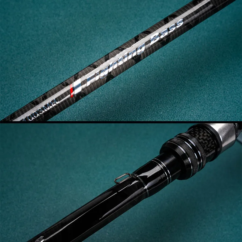 Mavllos-caña de pescar de lubina de agua salada, accesorio giratorio con 3 secciones plegadas, peso del señuelo, 7-30g/7-35g/7-40g - imagen 3