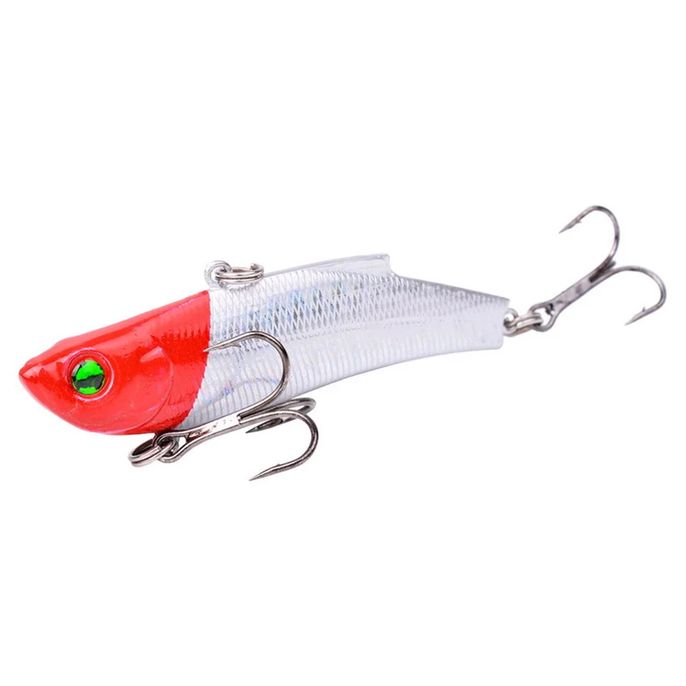 1 uds invierno señuelo para pesca en hielo 7cm/18g hundiendo Isca Artificial Rattlin vibración cebo duro VIB Crankbait triple ganchos de - imagen 4