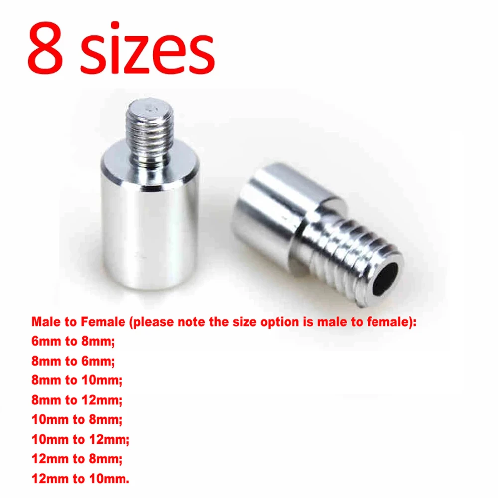 Adaptador de hilo de red de aterrizaje de pesca, 10mm a 12mm, 8mm a 6mm, 10mm, 12mm a 10mm, 8mm, 6mm a 8mm, red de aterrizaje de pesca, accesorio DIY - imagen 4