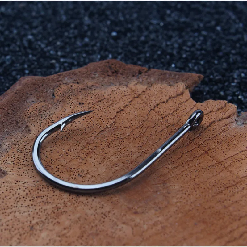 Anzuelos de Pesca Mustad Strength Stream Seapole, gancho de púas de acero de alto carbono con anillo, anzuelos de Pesca calientes - imagen 5