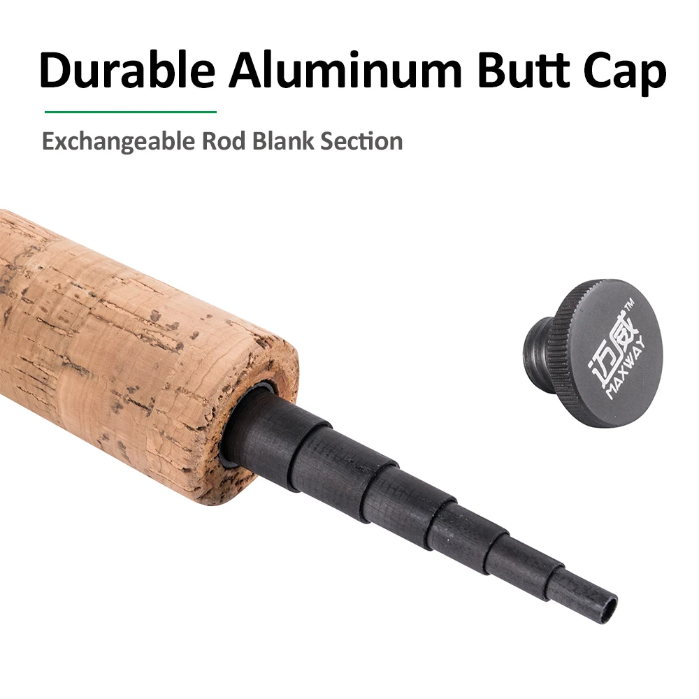 Goture Maxway-caña de pescar Tenkara, 3,6 m, 3,9 m, fibra de carbono, ultraligera, dura, 3:7, telescópica, para trucha, lubina y Lucio - imagen 4