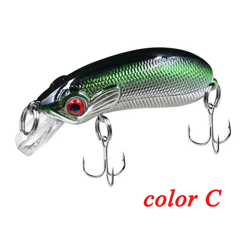 POETRYYI-cebos crankbaits de hundimiento lento, cebos con gancho, wobbler, manivela, Señuelos de Pesca, aparejos para trucha, perca, zander, crappie, 5cm, 6,6g - imagen 4