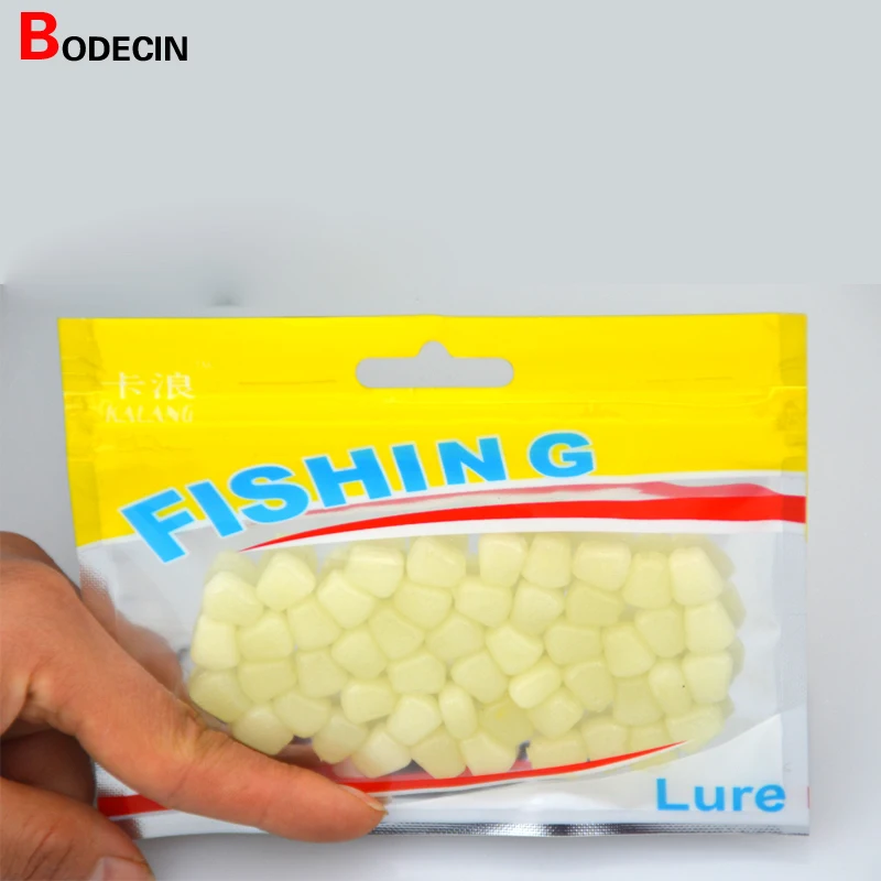50 Uds. De Señuelos de Pesca de carpa con olor a maíz, cebos flotantes de plástico suave de silicona, accesorios de China, juego de peces artificiales para estanque - imagen 3