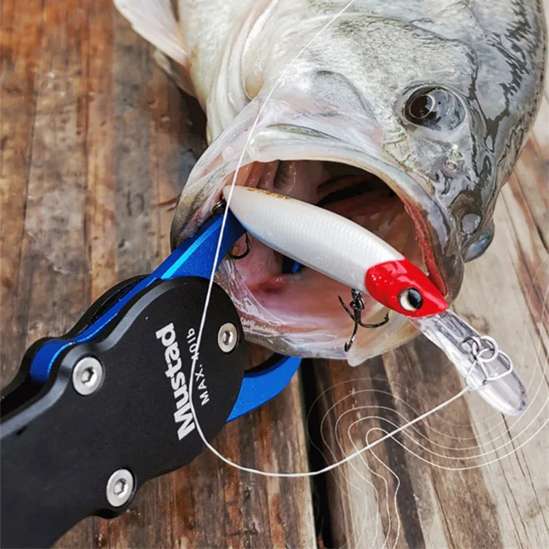 Mustad-controlador de peces MT021 Mustad, báscula de correa multifuncional de peso ligero, Extractor de peces, abrazadera de Control de peces - imagen 5