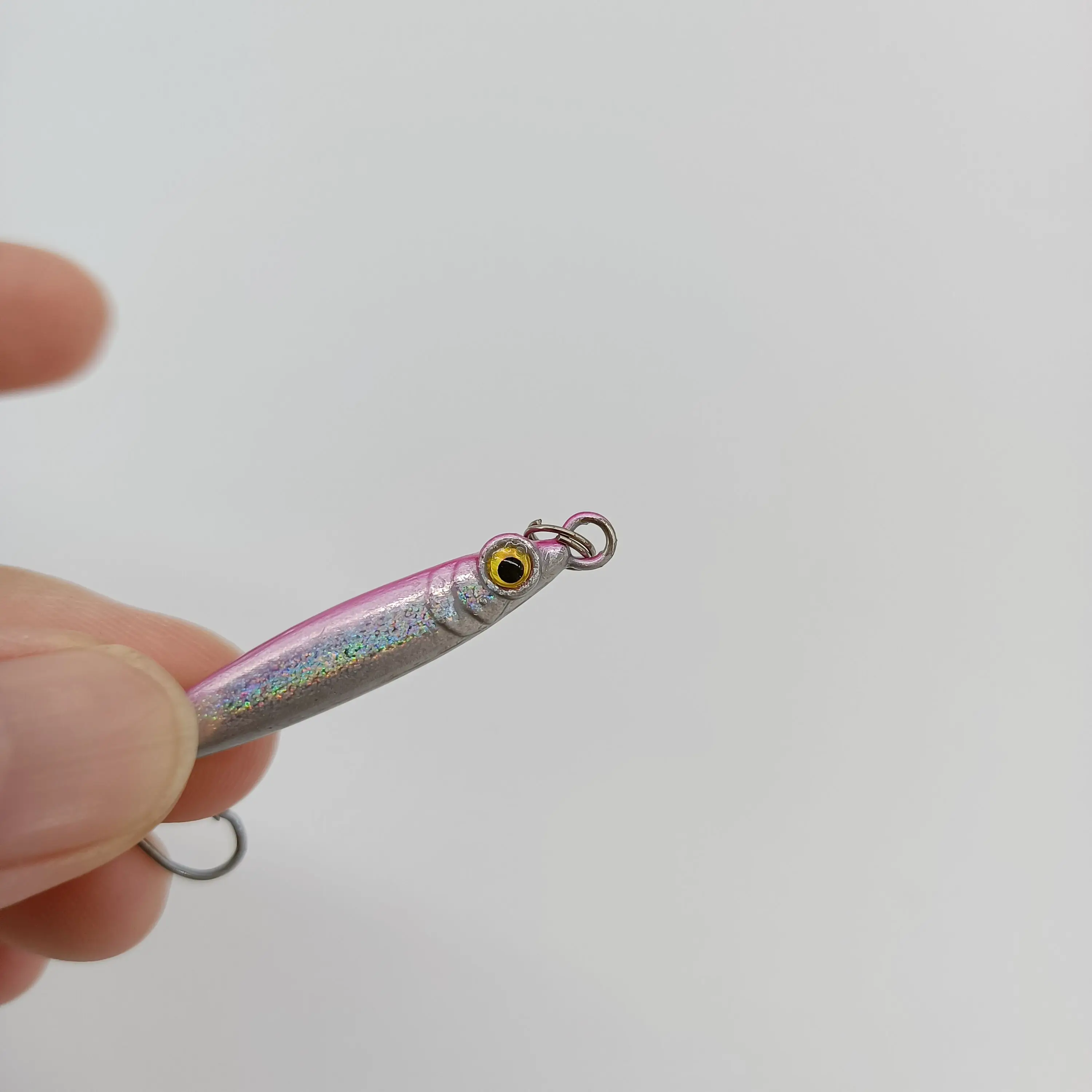 DUODUOYU 5 unids/lote Micro plantilla de Metal cuchara señuelo de Pesca 3g/5g Mini pescado pequeño con un solo anzuelo cebo de Pesca de lubina Pesca - imagen 5