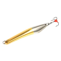Spoon Vertical con Anzuelo Triple para Perca y Lucio