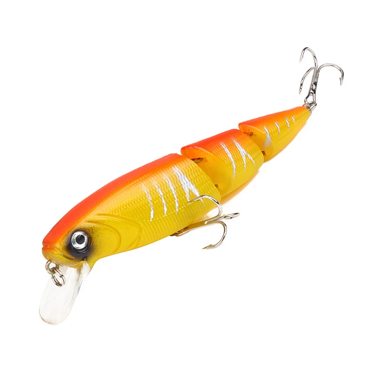 Señuelos de pesca Wobblers que se hunden, 11,5 cm, 15g, Crankbait Swimbait, señuelos de 3 segmentos, cebo Artificial duro articulado para aparejos de pesca - imagen 5