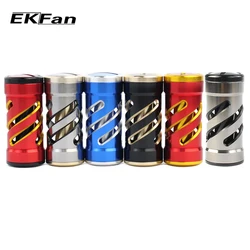 EKFan, 1 unidad, perilla de mango de carrete de pesca de aleación de aluminio para carrete de pesca de fundición de cebo y piezas de rueda de tambor de gota de agua