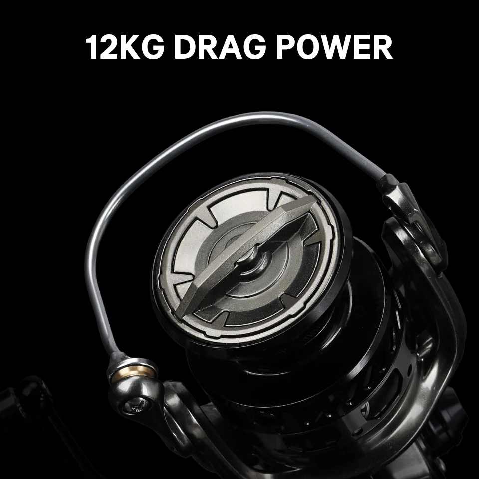 TSURINOYA-carrete giratorio de Metal para pesca en agua salada, rueda de carpa, oso marrón, Jigging, 3000, 4000, 5000, 6000, 7000 - imagen 5