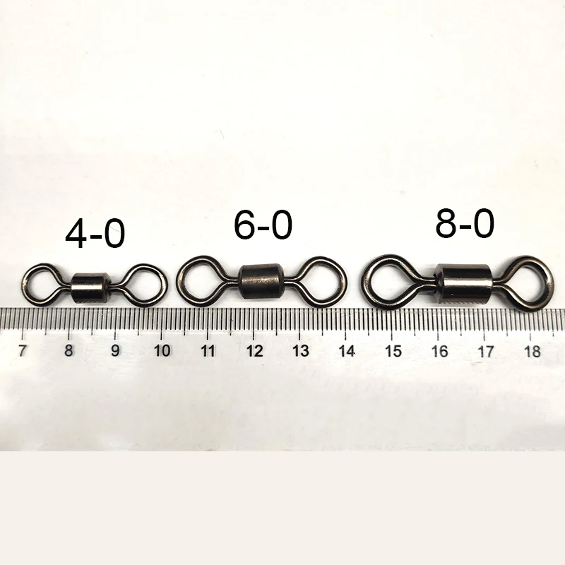 Conector de Pesca a granel, rodamiento de barril, señuelo giratorio, enlace de cobre, accesorios de aparejos de Pesca, venta al por mayor - imagen 4