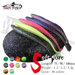 WALK FISH Ripple Shad – Cebo suave de silicona eficaz para trucha
