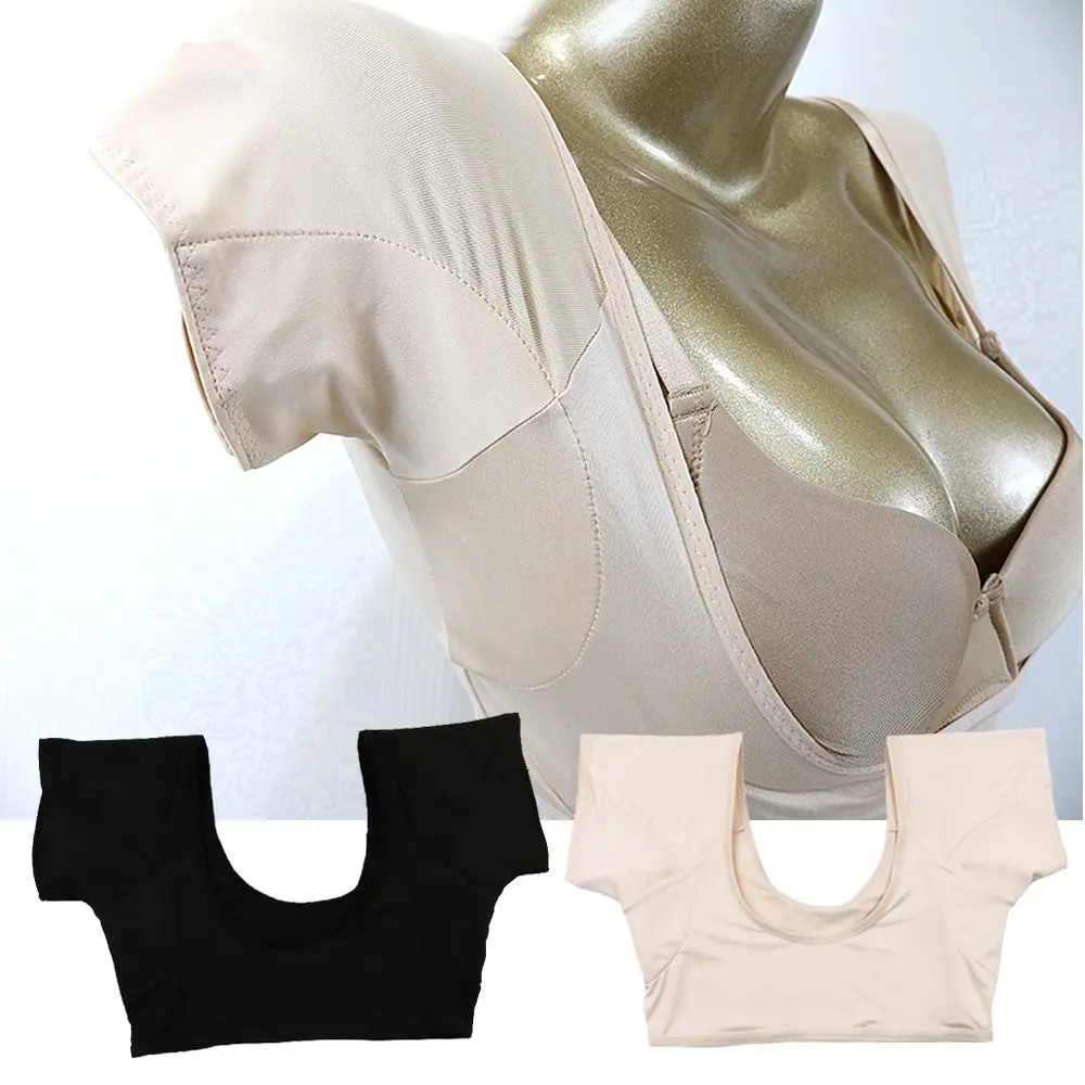 Almohadillas antitranspirantes para mujer, ropa deportiva para las axilas, camiseta, almohadilla para el sudor, banda para el sudor lavable - imagen 4