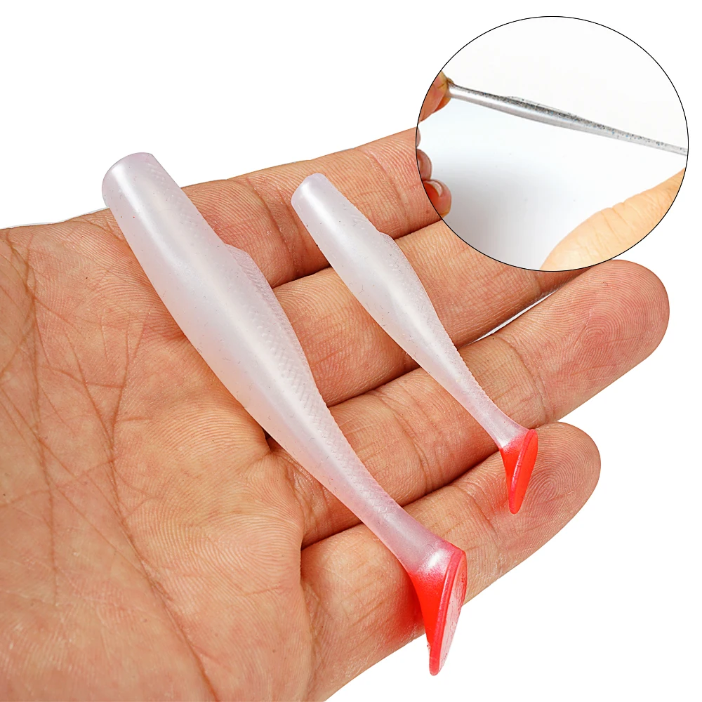 SUNMILE-cebos artificiales blandos para pesca, 6cm/8cm, lote de 6 unidades - imagen 5