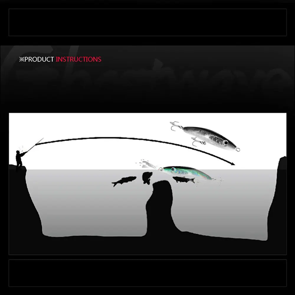 AS Swim Trolling Cast Stickbait TopWater señuelo pesca 65g120g madera GT lápiz de atún Artificial flotante Wobblers de fundición larga