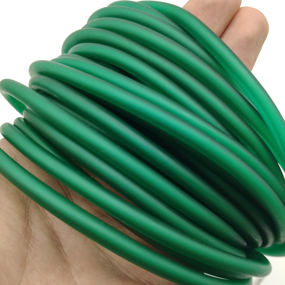 Tubo de goma de látex de 10M, verde hielo, 1632/1636/1745/1842/2040/2050/3060, accesorios de tiro con tirachinas DIY para exteriores - imagen 2