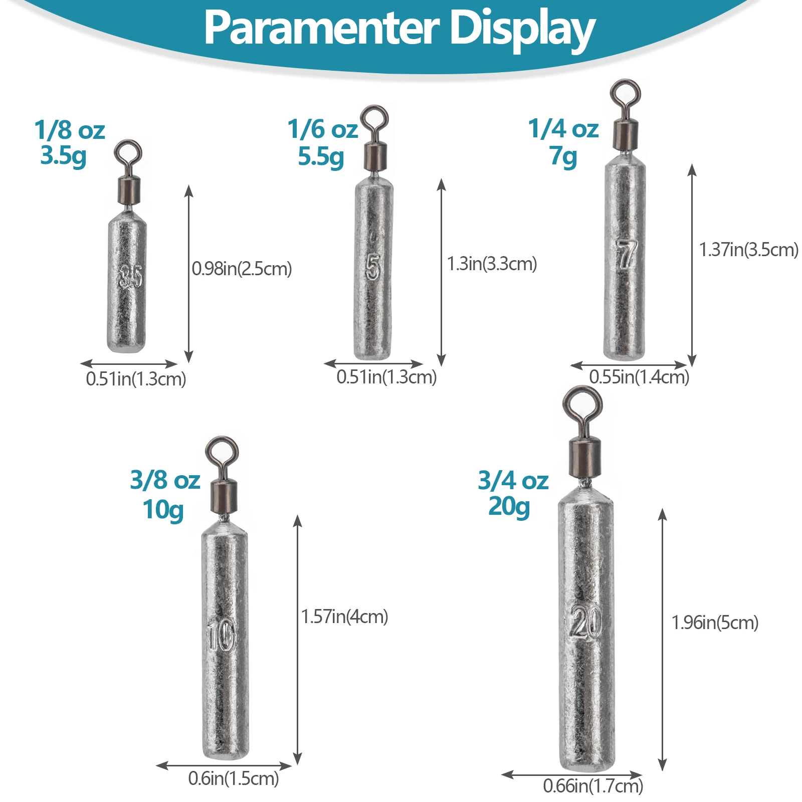 THKFISH-Kit de pesas de pesca, 28 Uds., 3,5g, 5g, 7g, 10g, 14g, 20g, plomo, Kit de pesas de tiro, colgante de cables de pesca - imagen 5