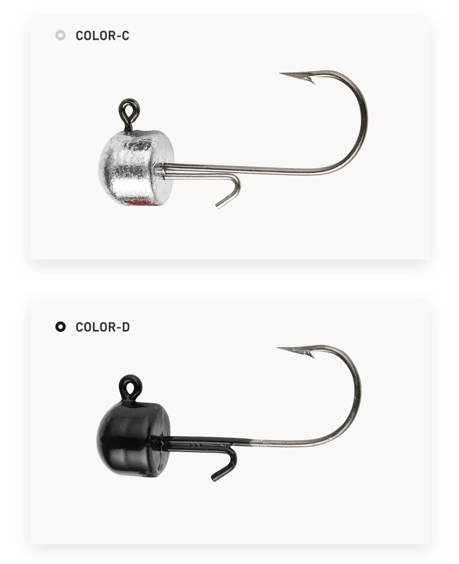 Pack completo de las 6 cabezas de jig