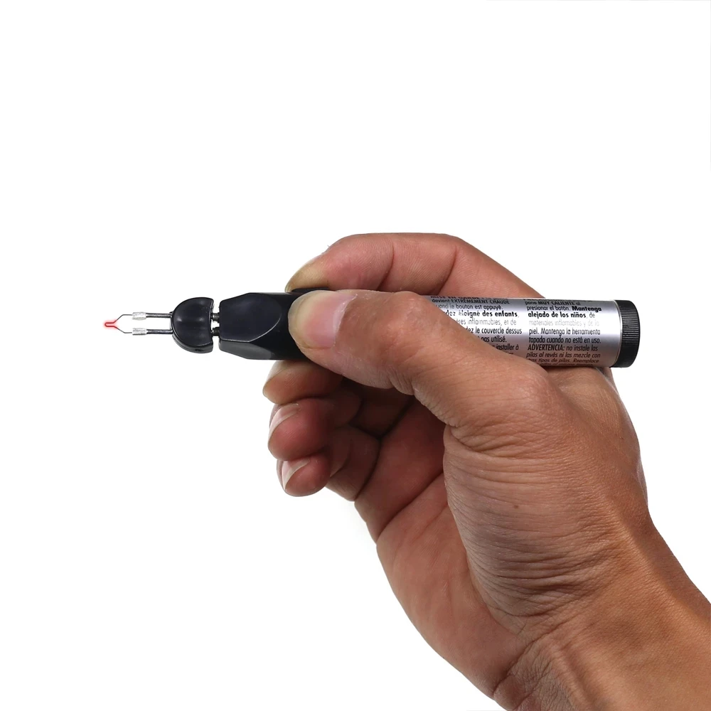 Bimoo-Herramienta de atajo de moscas de calentamiento rápido para eliminar fibras sueltas, quemar alas de pelo de ciervo, electrocoagulador de resina para huevos y hormigas - imagen 3