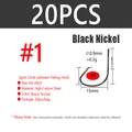 20pcs Size 1 Black