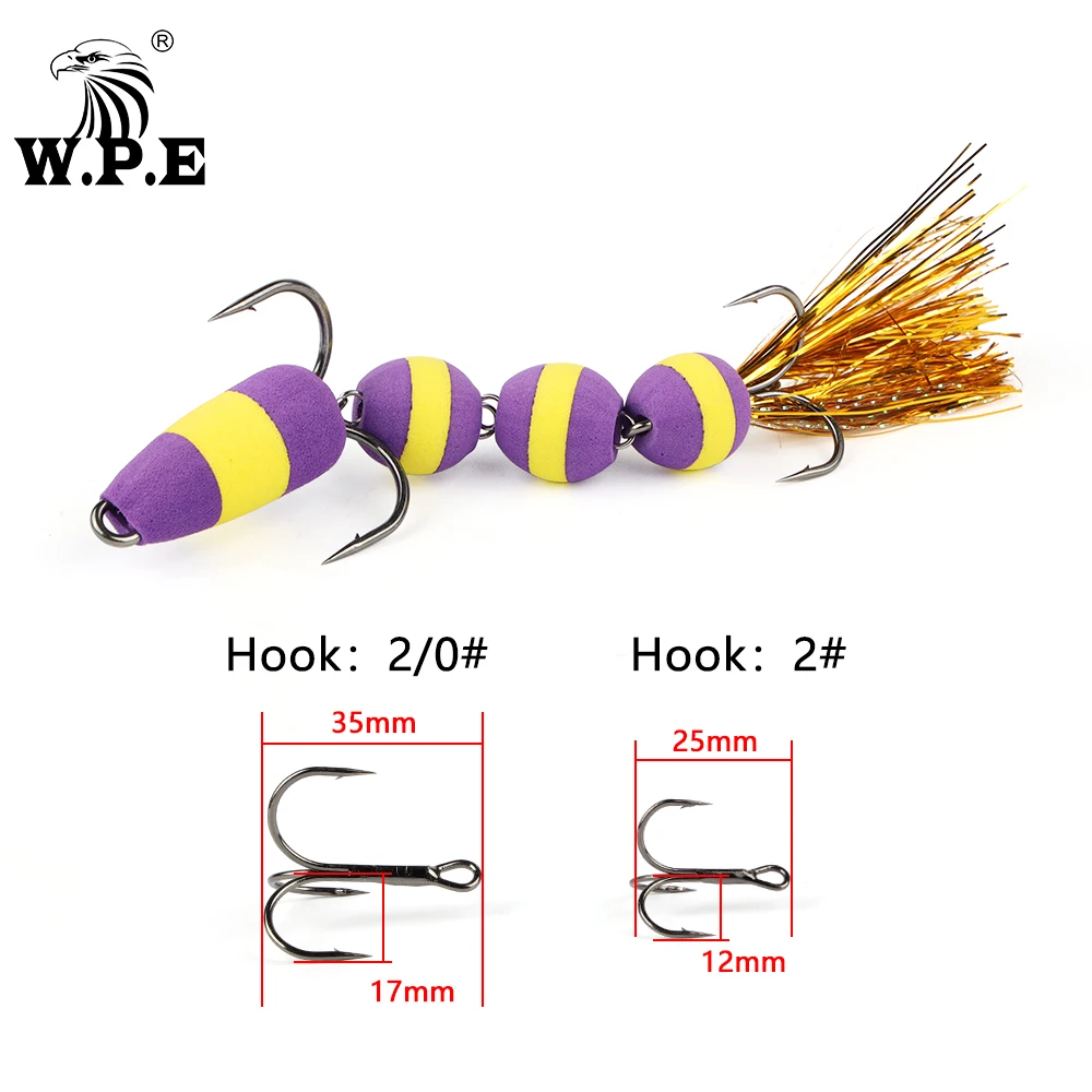 W.P.E-señuelo de Pesca de tamaño L, señuelo de Pesca suave Multicolor, señuelo Artificial, aparejos de Pesca de lubina, Wobblers, cebo de natación, Pesca, nuevo MANDULA