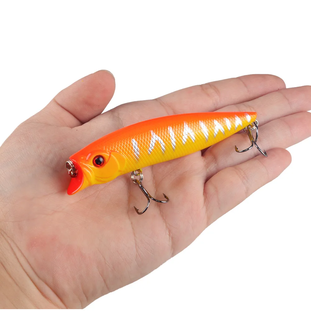 1Pcs Popper Fishing Lures 9.2cm 11.5g Floating Wobblers Hard Fake Baits Crankbaits Sea Bass Isca Artificial Fishing Tackle - imagen 4