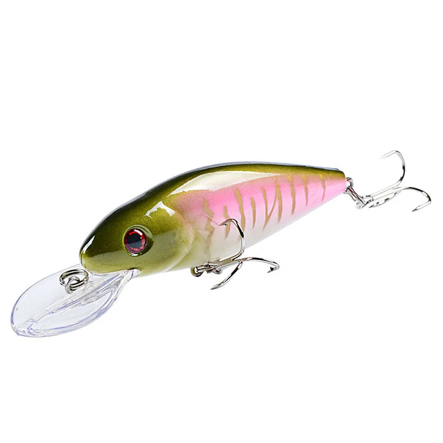 Jerkbait Minnow Crankbait Tackle, señuelo de Pesca duro, anzuelos de Pesca artificiales, Swimbait Wobbler para Lucio curricán, señuelos de mar - imagen 5