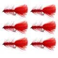 6PCS Red