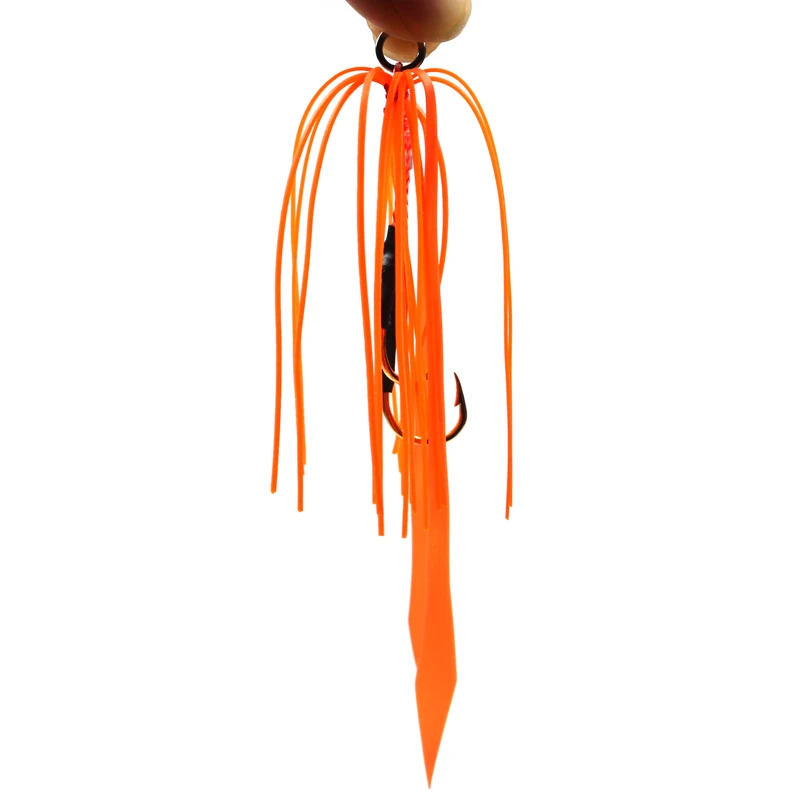 Jig Head Kabura gancho deslizante con falda silicona - imagen 3