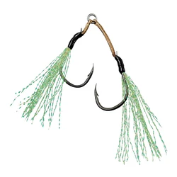 JK Anzuelos Dobles UV Luminosos – Pesca Deportiva en Mar