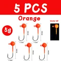 5pcs orange 5g
