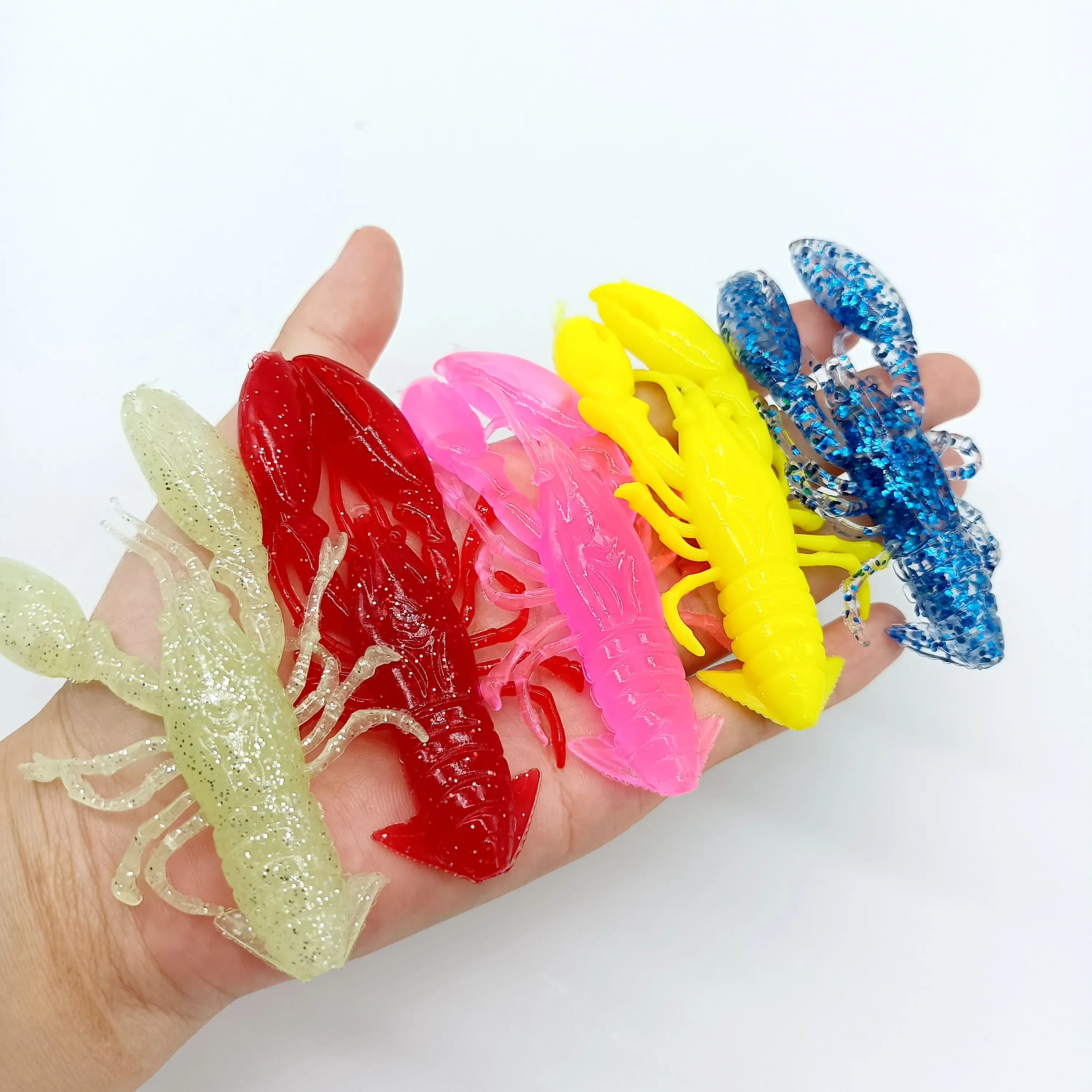 DUODUOYU-Cebo blando de silicona para pesca, aparejo de pesca Artificial de 12,5g/90mm, 5 colores, 1 unidad - imagen 4