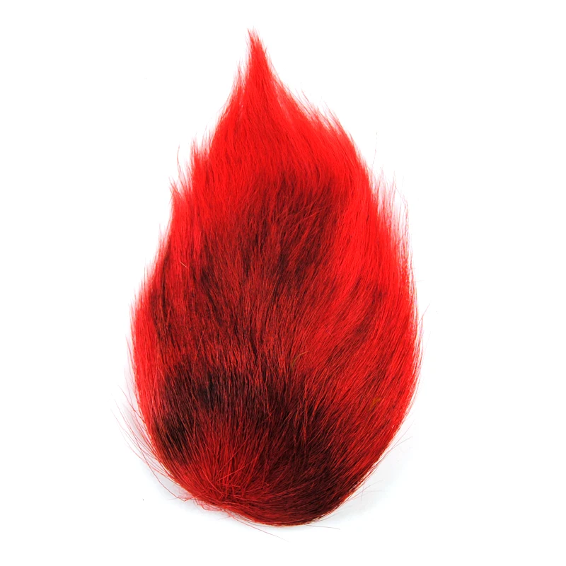 Plantilla de atado de moscas Northen Bucktail, pelo de ciervo para trucha, salmón, moscas, gancho triple, Material de atado de cebos, verde, blanco, rojo - imagen 4