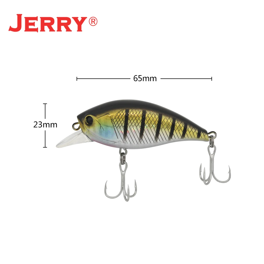 Jerry Cutie señuelos de pesca de trucha y lubina, cebo de fundición larga de manivela, 65mm, 14,5g, Wobbles, tapón de pesca de orilla, cebo Artificial - imagen 5