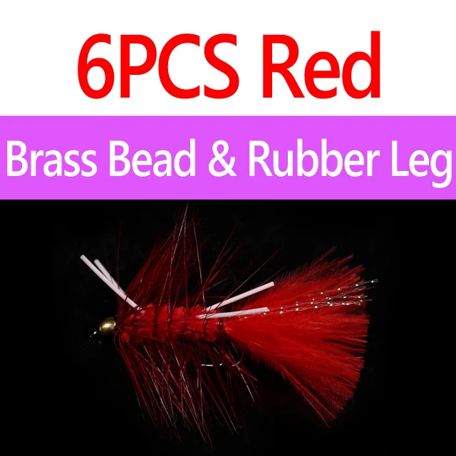 6pcs Br Ru Red
