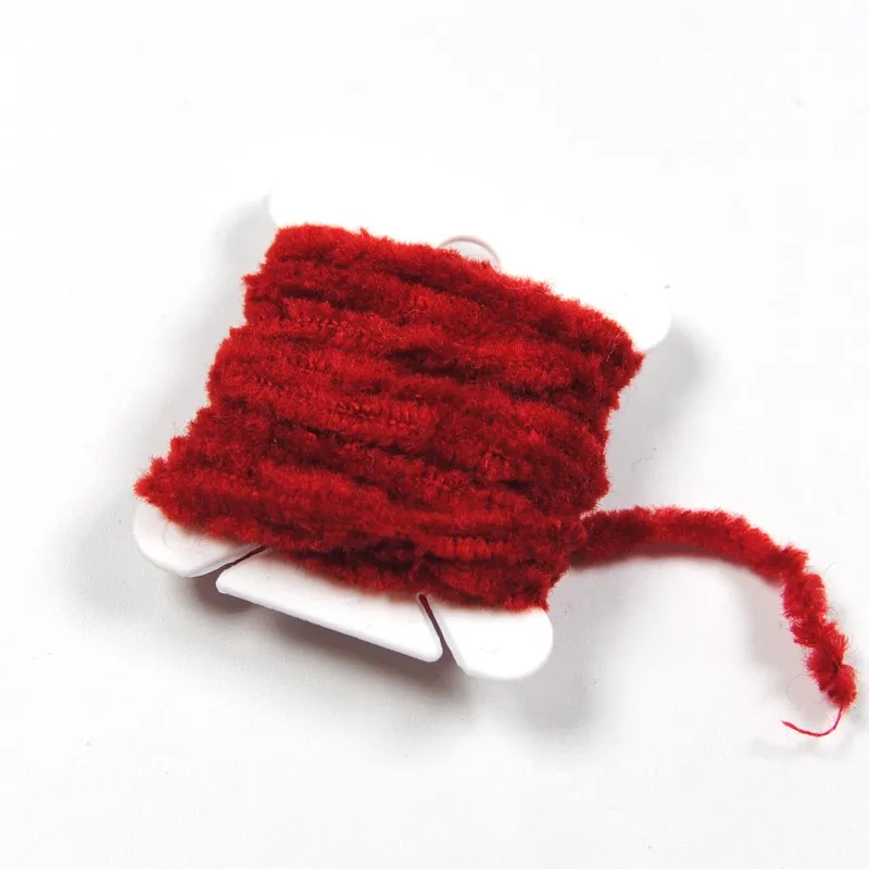 WIFREO-oropel de chenilla para atar moscas, Material de cuerpo para atar moscas, gusanos de búho, serpentina de haya, 2 tarjetas/5M, 2-7mm - imagen 4