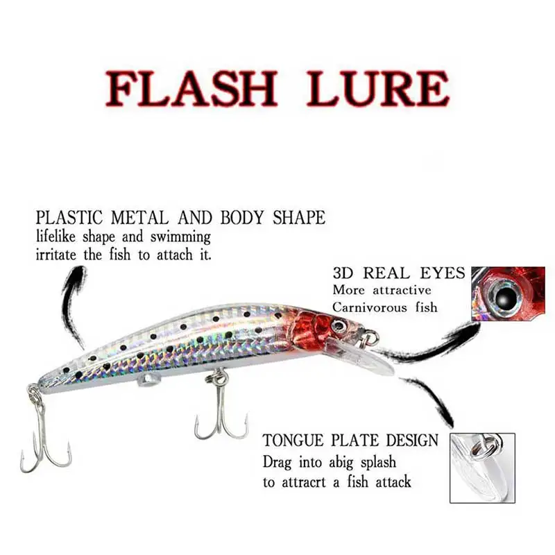 Cebo Artificial electrónico con carga USB, cebos de pesca de Triple gancho, recargable, LED, vibrador de pez en T, pesca en hielo de invierno - imagen 2