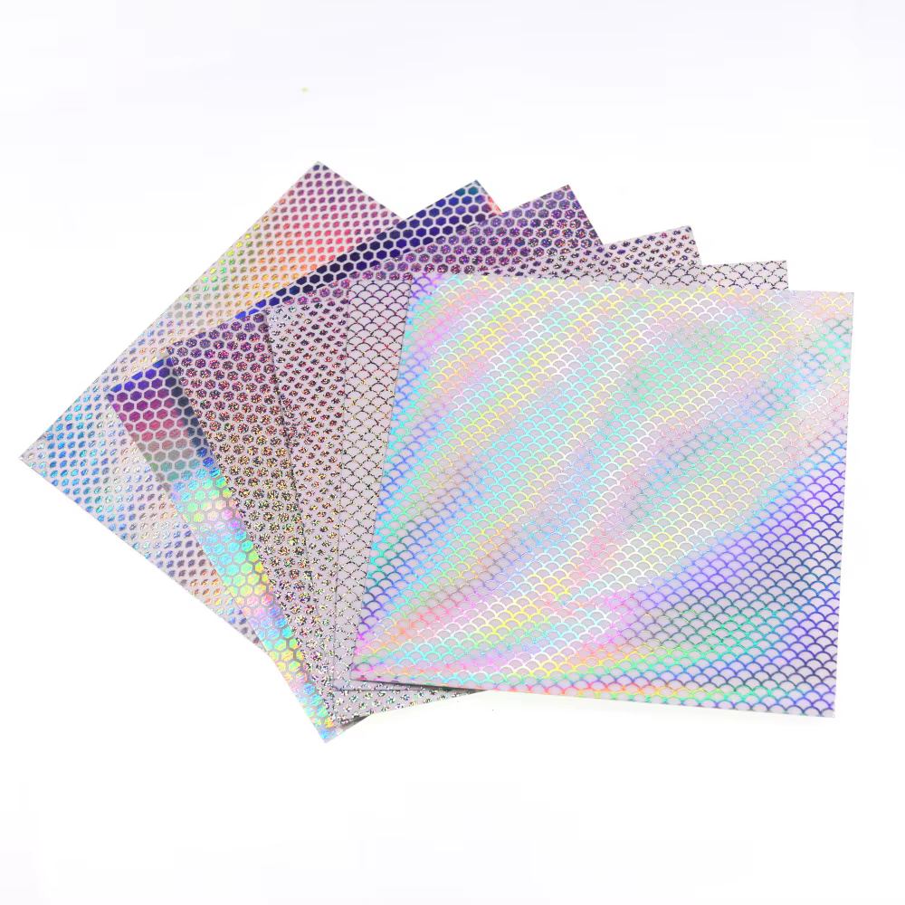 Bimoo Escamas Holográficas Arcoíris – Material atado moscas - imagen 5