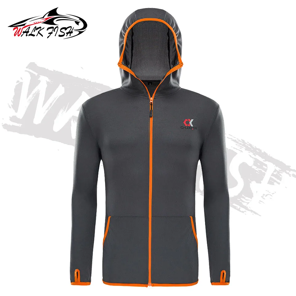 WALK FISH camisa de pesca, ropa transpirable, camisas de pesca impermeables, chaqueta de pesca de manga larga, ropa de pesca de secado rápido - imagen 3