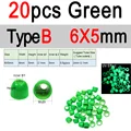20 Green 6x5mm B