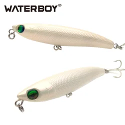 WATERBOY-señuelo de lápiz de pesca flotante, superficie dura de alta calidad, superficie Artificial, Stickbait galvanizado, 11cm, 20g