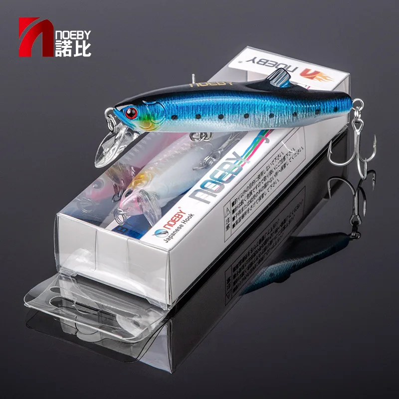 Wobbler de hundimiento Noeby Minnow para atún y lubina - imagen 2