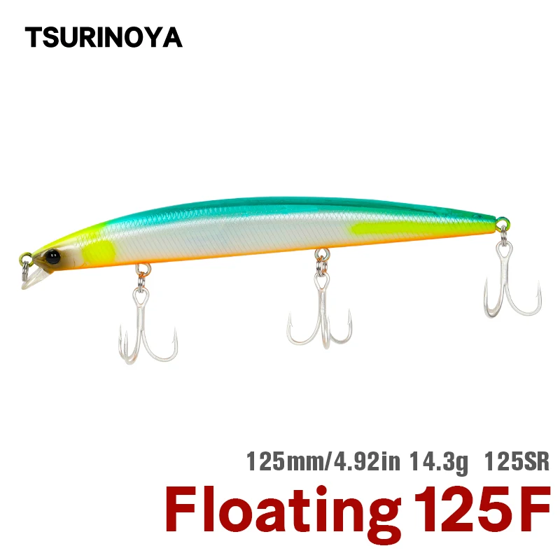TsurinoYa DW72 – Cebo duro 125mm para pesca en agua salada