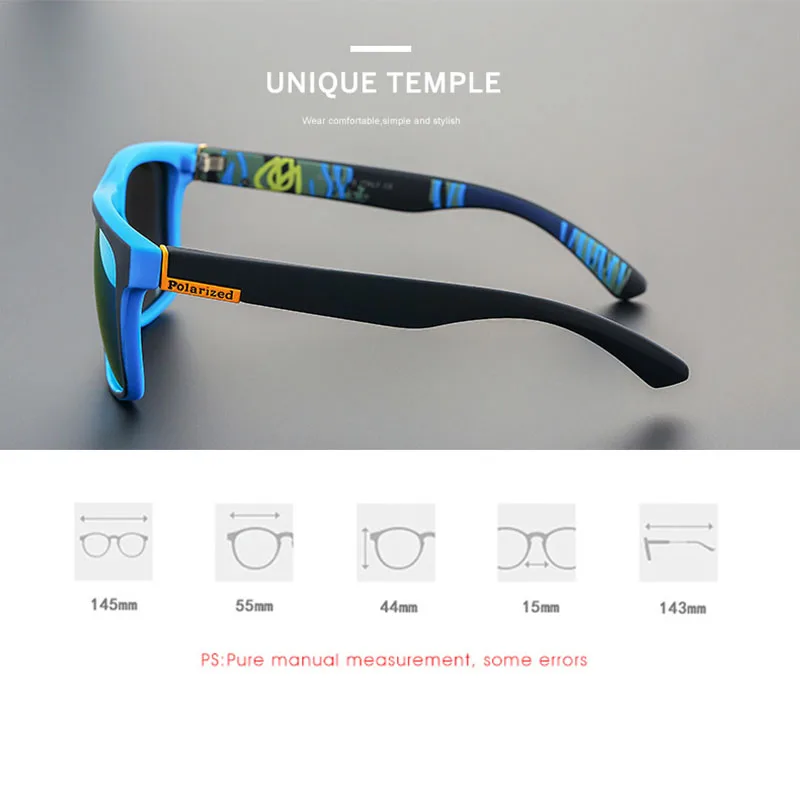 Gafas de sol polarizadas para hombre, lentes de sol UV400 para pesca, conducción al aire libre, Camping, senderismo - imagen 3