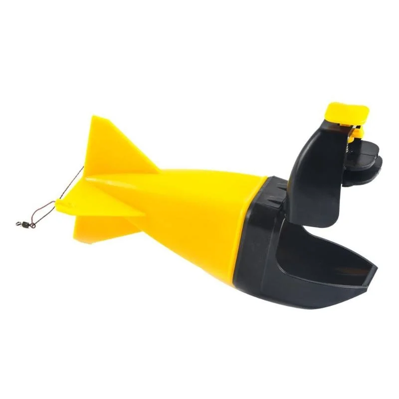 FLYSAND-cebo de pesca de tiro largo, alimentador de cohete, soporte de cebo flotante, aparejo, bomba de Spod, cebo de pesca de carpa - imagen 4