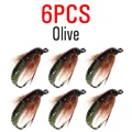6pcs  Olive