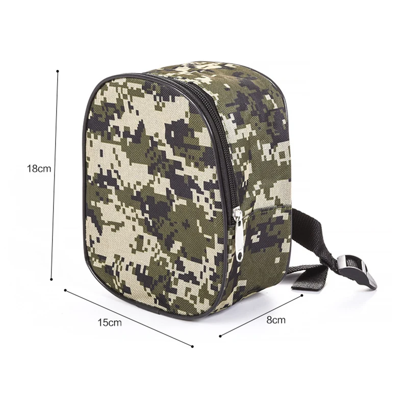Bolsa de carrete de pesca, accesorios de camuflaje, paquete pequeño, tela Oxford, señuelo portátil, estuche suave - imagen 2